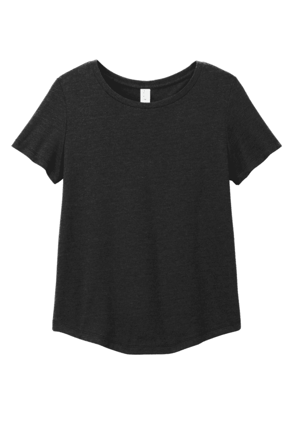 Allmade® Women's Relaxed Tri-Blend Scoop Neck Tee - Image 4