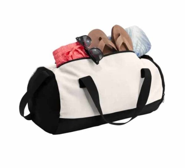 Port Authority ® Cotton Barrel Duffel - Image 9