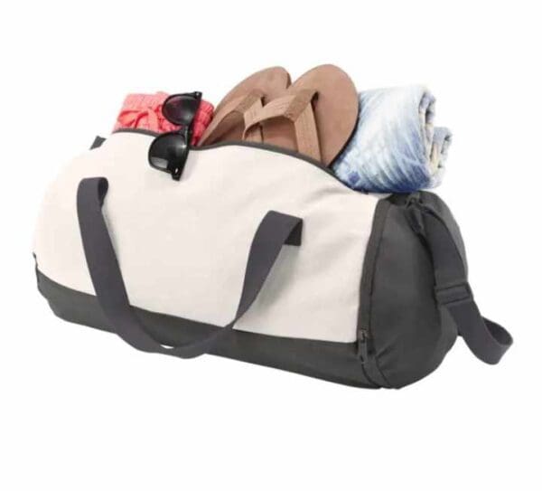 Port Authority ® Cotton Barrel Duffel - Image 4