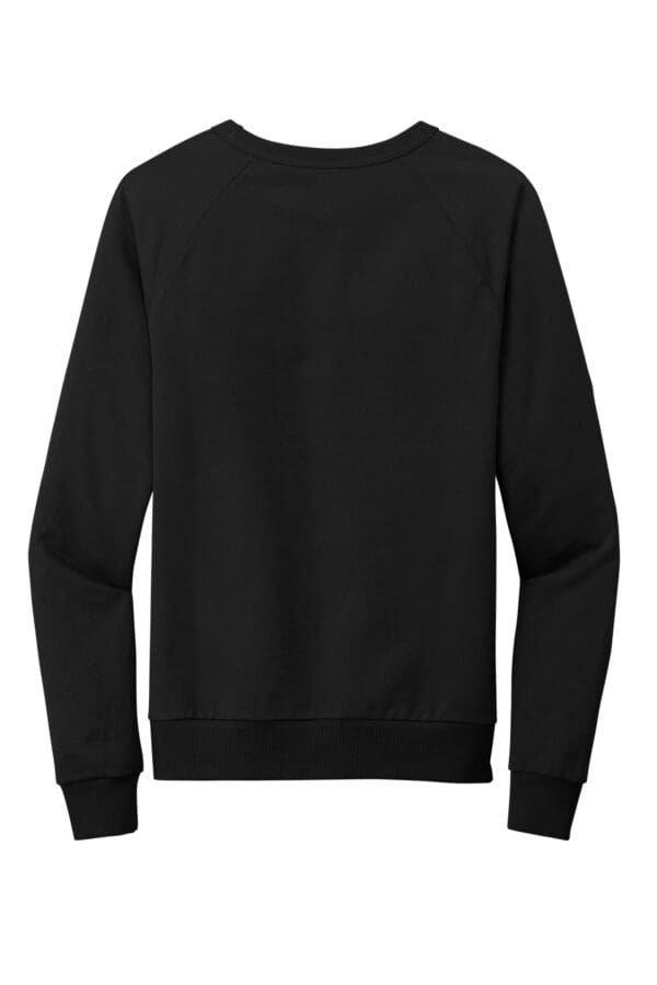 Black long-sleeve crew neck sweatshirt