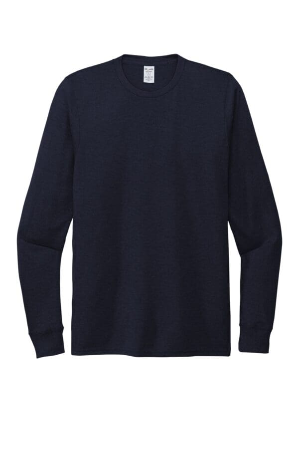 Navy blue long sleeve t-shirt.