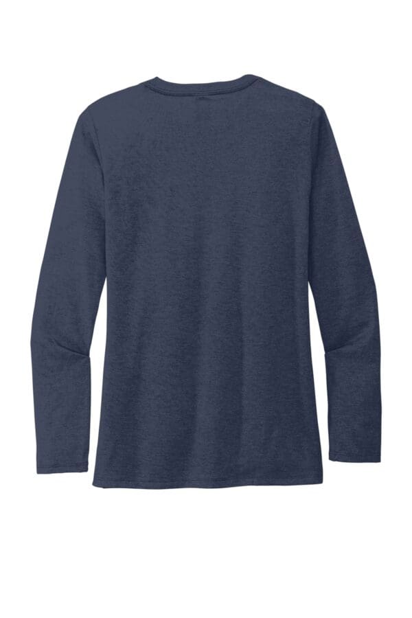 Navy blue long-sleeved t-shirt