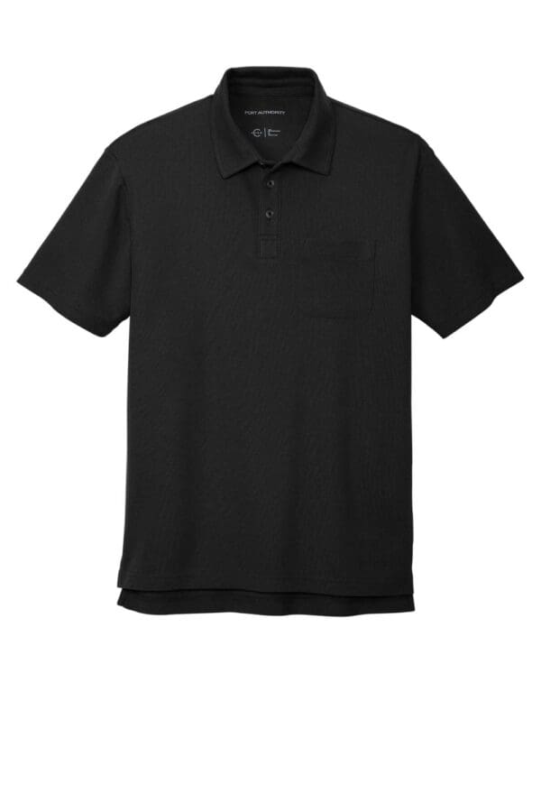 "Port Authority® C-FREE™ Cotton Blend Pique Pocket Polo" - Image 15