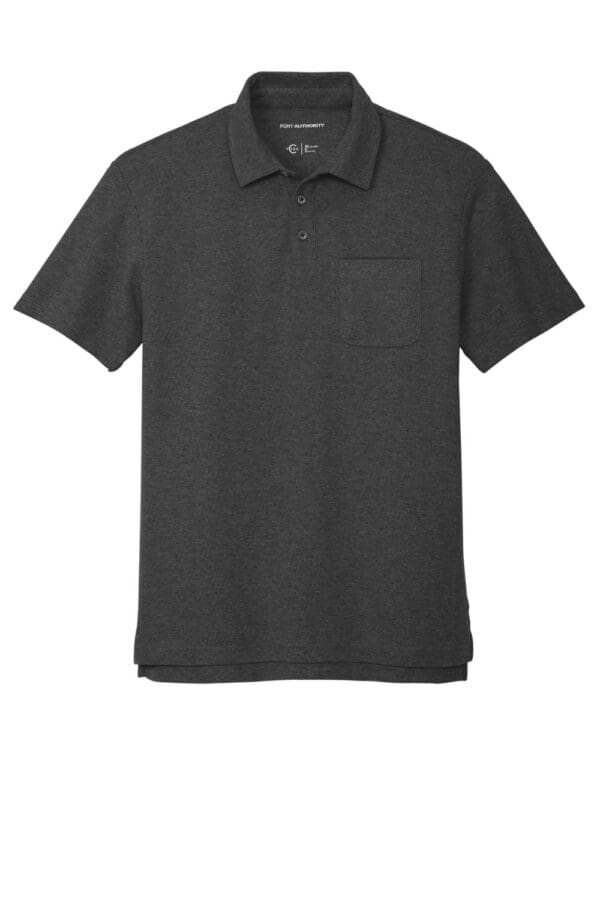 "Port Authority® C-FREE™ Cotton Blend Pique Pocket Polo" - Image 13