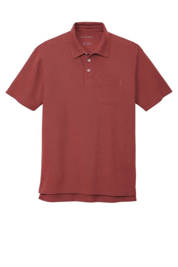 "Port Authority® C-FREE™ Cotton Blend Pique Pocket Polo" - Image 7