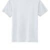 Plain light gray t-shirt from the back.